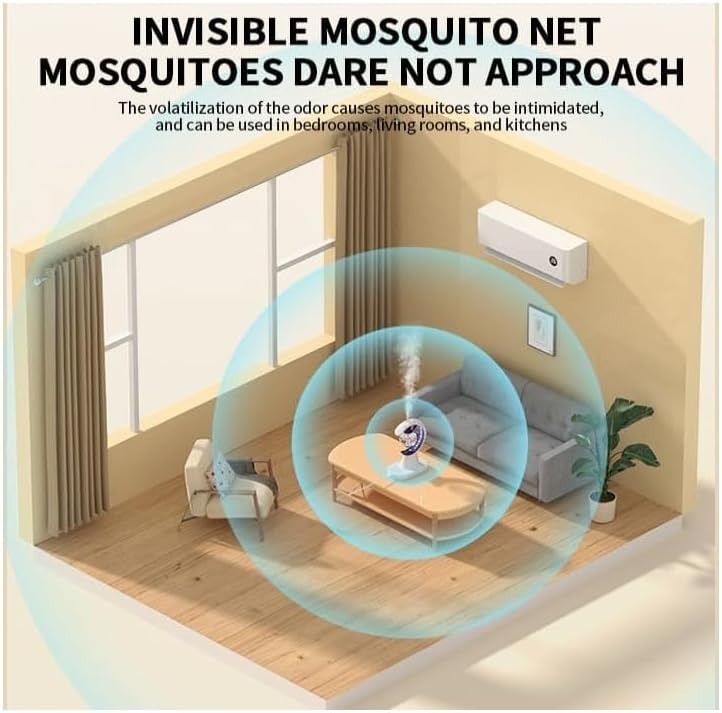 2-in-1 Mosquito Killer Lamp & Air Humidifier | مصباح قاتل البعوض مع مرطب هواء 2 في 1