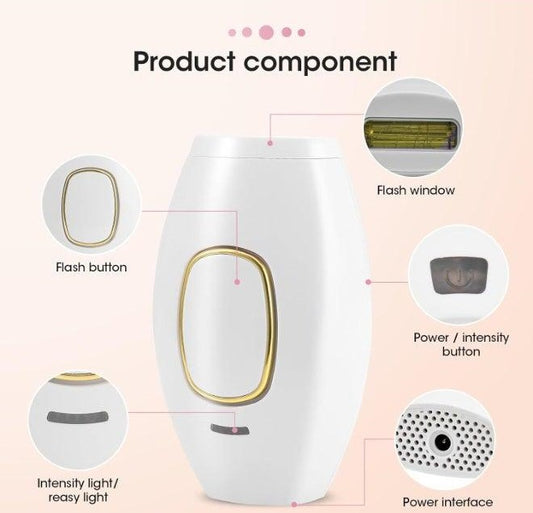 IpI Generic Laser Hair Removal Device for Women,Painless Permanent Full Body